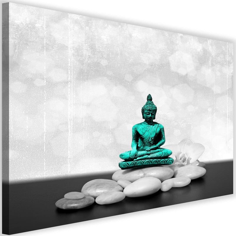 Kanva - Zen Buddha On The Rocks  Home Trends DECO