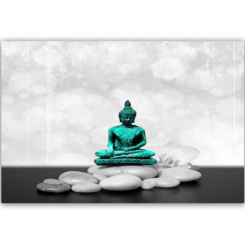 Kanva - Zen Buddha On The Rocks  Home Trends DECO