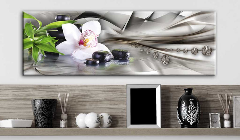 Glezna - Zen composition_ bamboo, orchid and stones Home Trends
