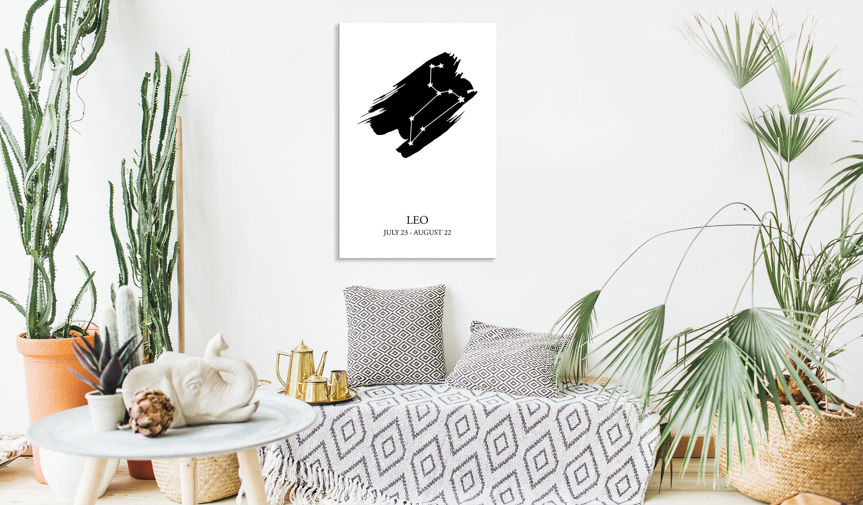 Glezna - Zodiac Signs_ Leo (1 Part) Vertical Home Trends