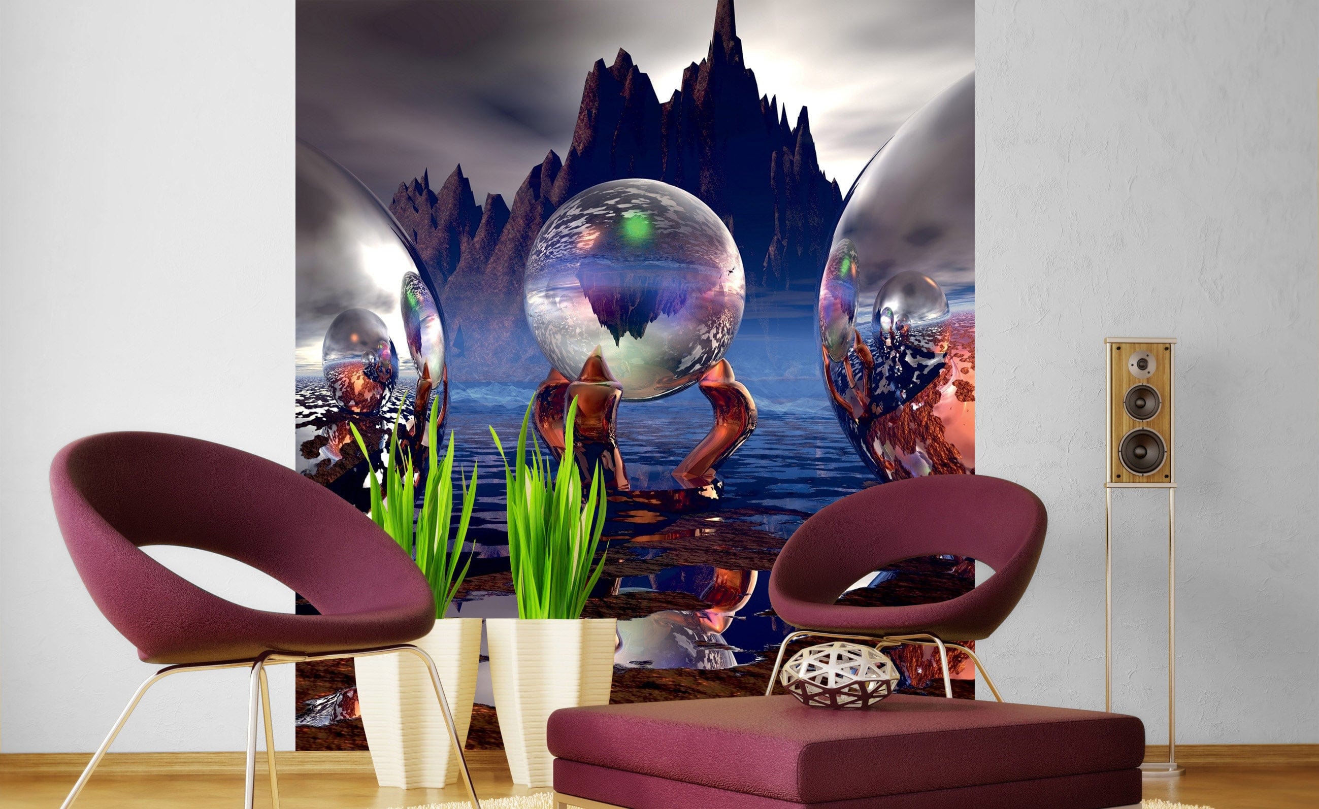 Modernas Flizelīna fototapetes - Kristāla vīzija 225 x 250 cm D-ART