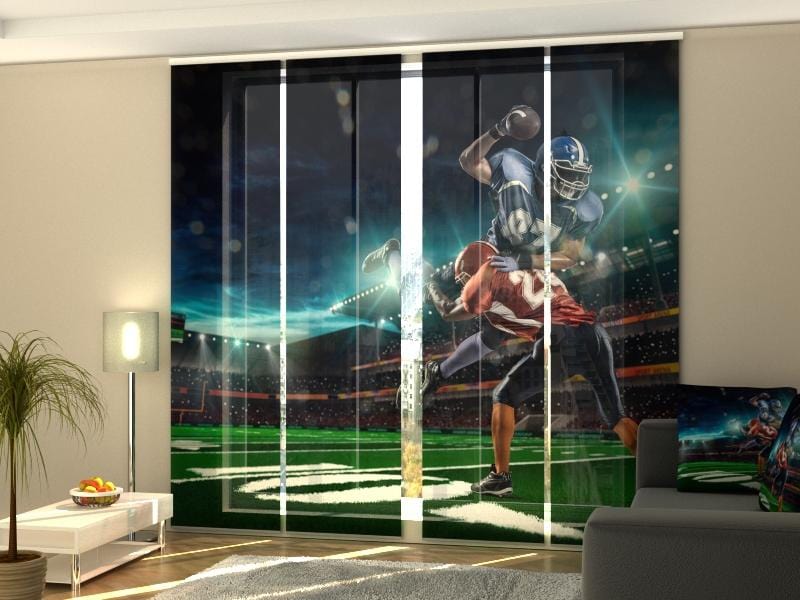 Paneļu aizkari (4 daļas) American Football in the Olympic Stadium Home Trends