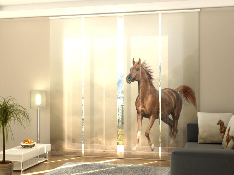 Paneļu aizkari (4 daļas) Arabian Stallion in Prairies Home Trends