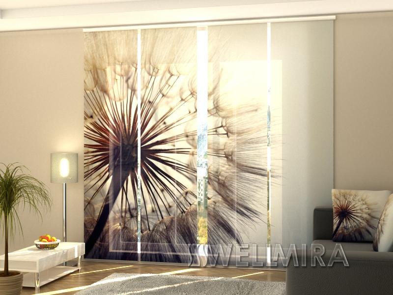 Paneļu aizkari (4 daļas) Curtains Amazing Dandelion Home Trends