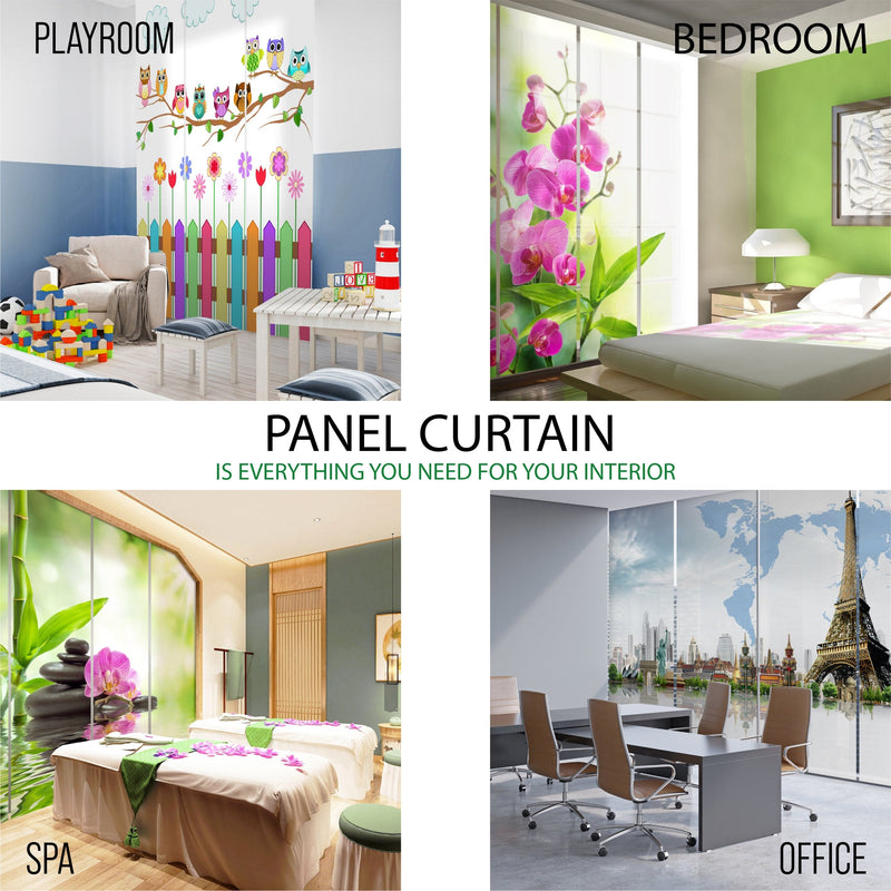 Paneļu aizkari (4 daļas) Curtains Bamboo Forest 2 Home Trends