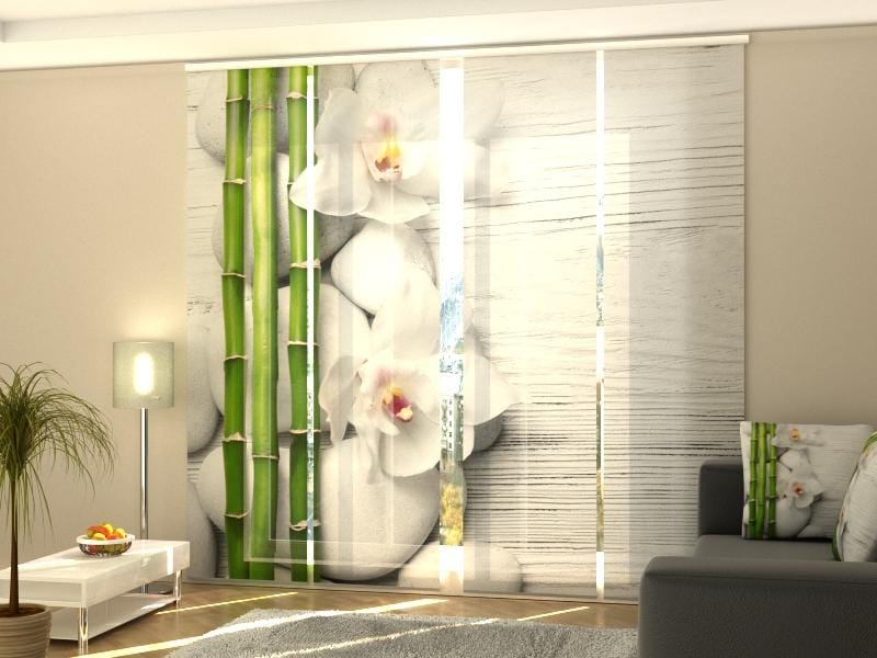 Paneļu aizkari (4 daļas) Curtains Beautiful Composition Home Trends