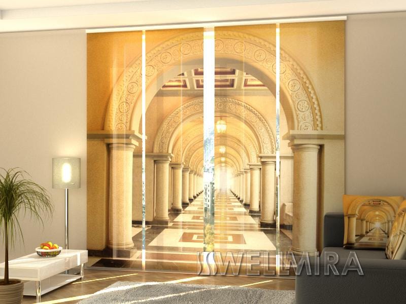 Paneļu aizkari (4 daļas) Curtains Beautiful walkway Home Trends