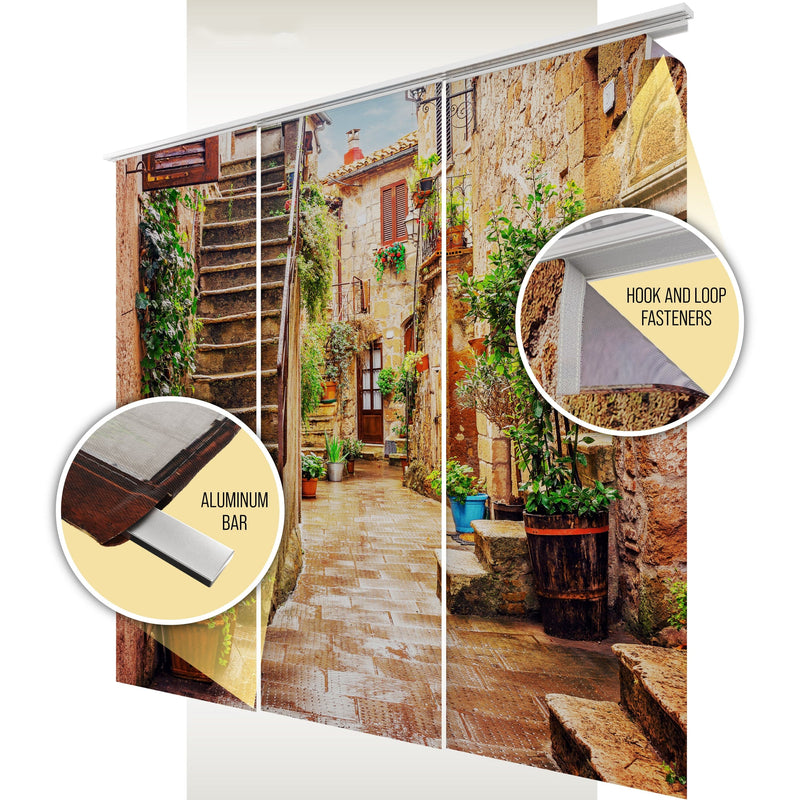 Paneļu aizkari (4 daļas) Curtains Camomiles of Provence Home Trends