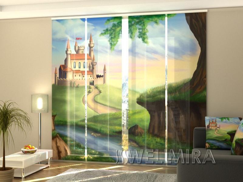 Paneļu aizkari (4 daļas) Curtains Castle for Princess Home Trends