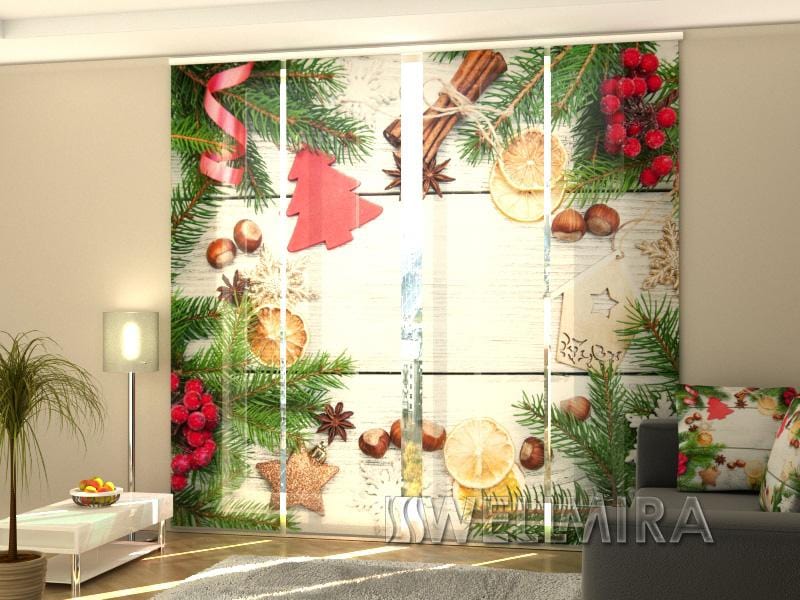 Paneļu aizkari (4 daļas) Curtains Christmas Assorted Home Trends