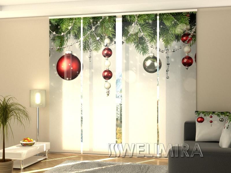 Paneļu aizkari (4 daļas) Curtains Christmas Decorations Home Trends