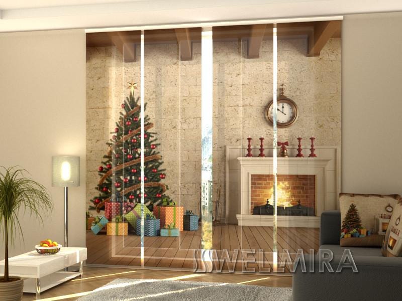 Paneļu aizkari (4 daļas) Curtains Christmas Interior Home Trends
