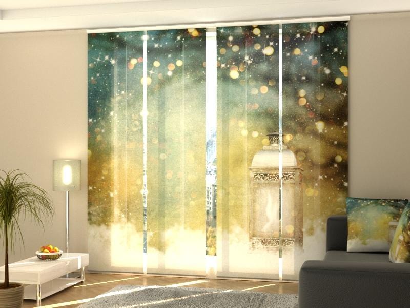 Paneļu aizkari (4 daļas) Curtains Christmas Lantern Screen / 140 / 40 Home Trends
