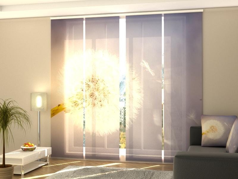 Paneļu aizkari (4 daļas) Curtains Dreaming Dandelion Home Trends