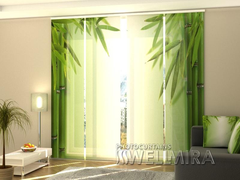 Paneļu aizkari (4 daļas) Curtains Green Bamboo 2 Home Trends