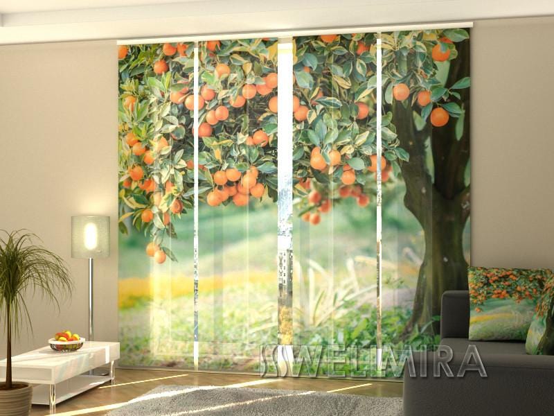 Paneļu aizkari (4 daļas) Curtains Mandarin Tree Home Trends