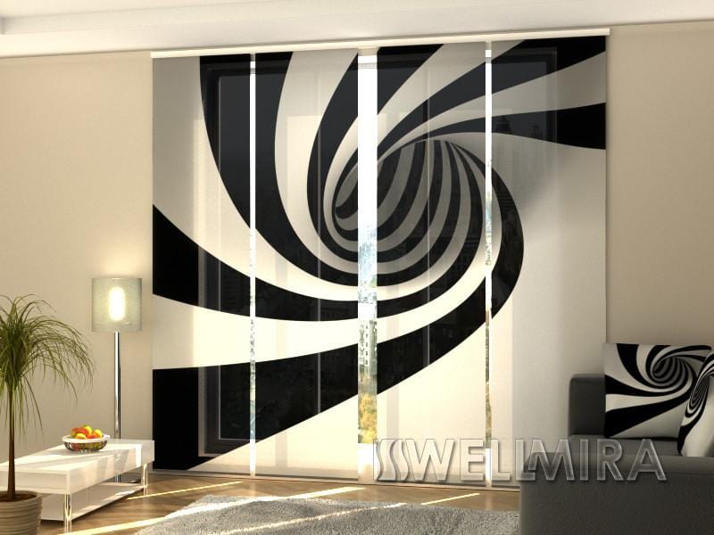 Paneļu aizkari (4 daļas) Curtains Piano Home Trends