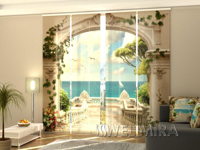 Paneļu aizkari (4 daļas) Curtains Sea Mirage Home Trends