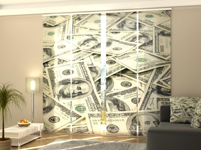 Paneļu aizkari (4 daļas) Dollars Home Trends