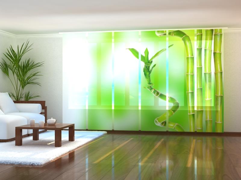 Paneļu aizkari (6 daļas) Amazing Bamboo Wellmira