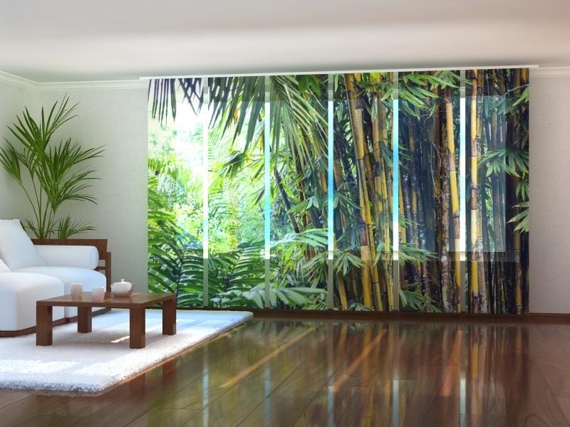 Paneļu aizkari (6 daļas) Bamboo Jungles of the Philippines Home Trends