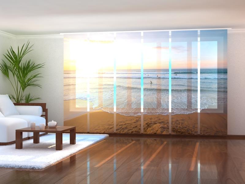 Paneļu aizkari (6 daļas) Coast of Spain Screen / 140 / 40 Wellmira
