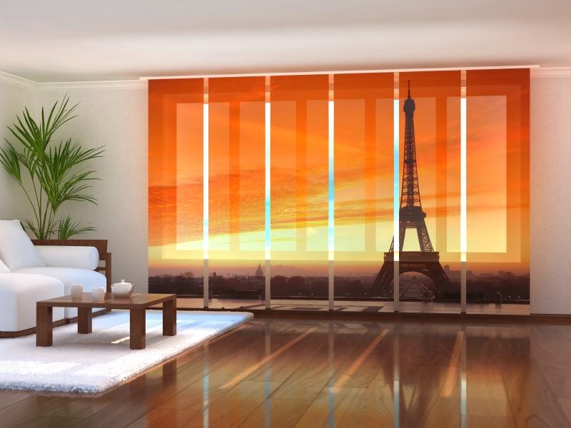 Paneļu aizkari (6 daļas) Eiffel Tower 4 Wellmira