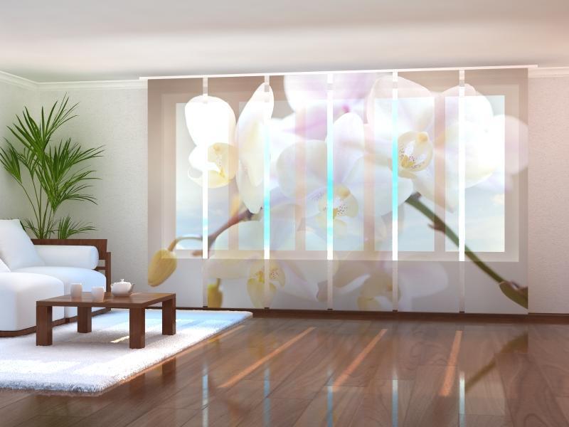 Paneļu aizkari (6 daļas) Elegant Orchid Screen / 140 / 40 Wellmira