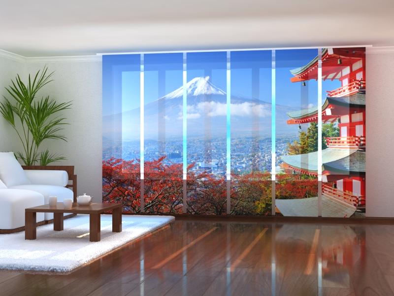 Paneļu aizkari (6 daļas) Fall colors in Japan Home Trends
