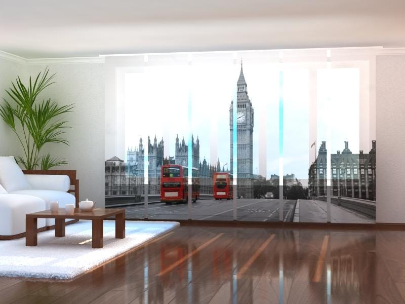 Paneļu aizkari (6 daļas) Just London Wellmira
