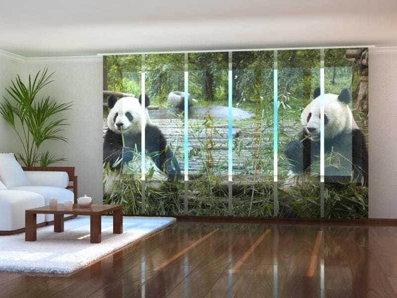 Paneļu aizkari (6 daļas) Pandas Wellmira