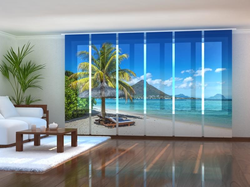 Paneļu aizkari (6 daļas) Riviera Screen / 140 / 40 Wellmira