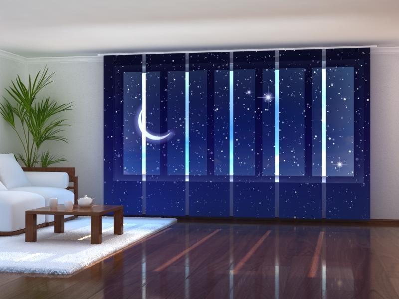 Paneļu aizkari (6 daļas) Starry Sky Screen / 140 / 40 Wellmira