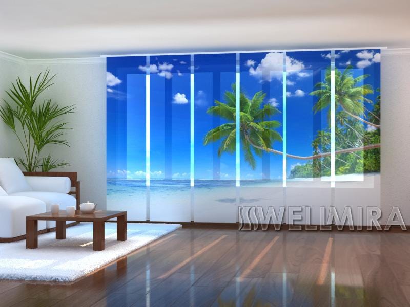 Paneļu aizkari (6 daļas)   Tropical Paradise Wellmira