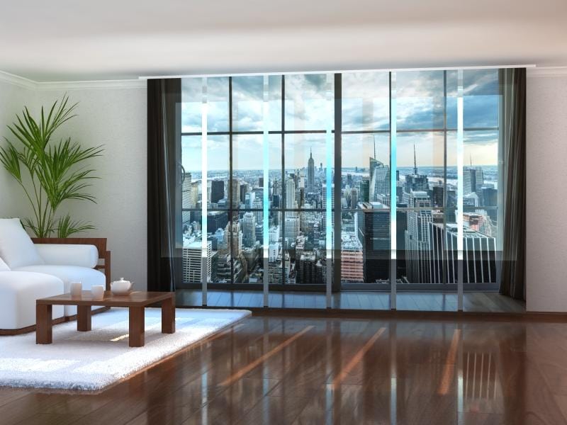 Paneļu aizkari (6 daļas) View of New York Wellmira