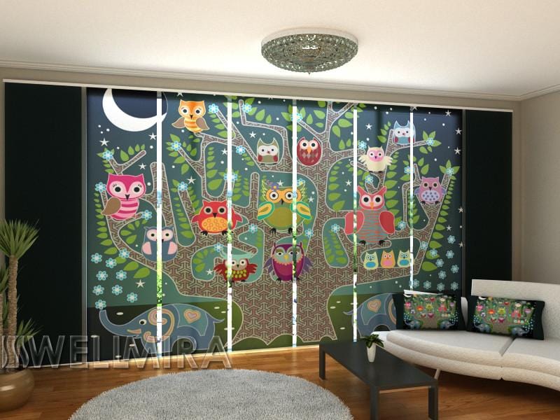 Paneļu aizkari (8 daļas) Bedtime Story Home Trends