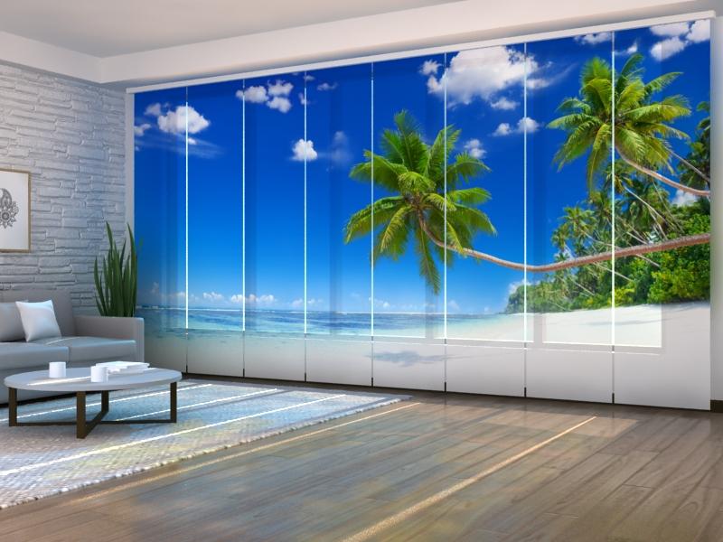 Paneļu aizkari (8 daļas) Tropical Paradise Home Trends