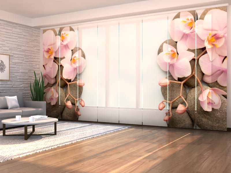 Paneļu aizkari (8 daļas) Vienna orchid 2 Home Trends
