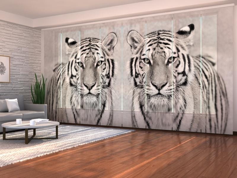 Paneļu aizkari (8 daļas) White Tiger Home Trends