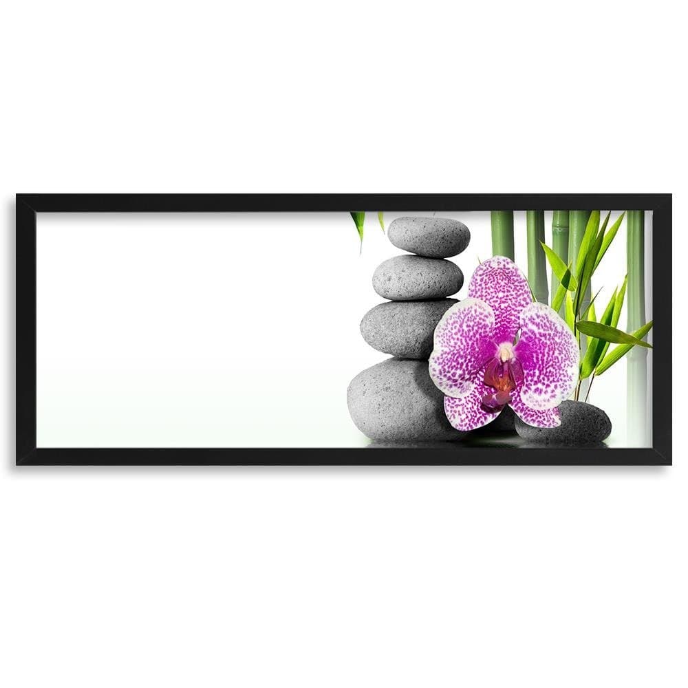 Picture in black frame PANORAMA, Zen Composition 2  Home Trends