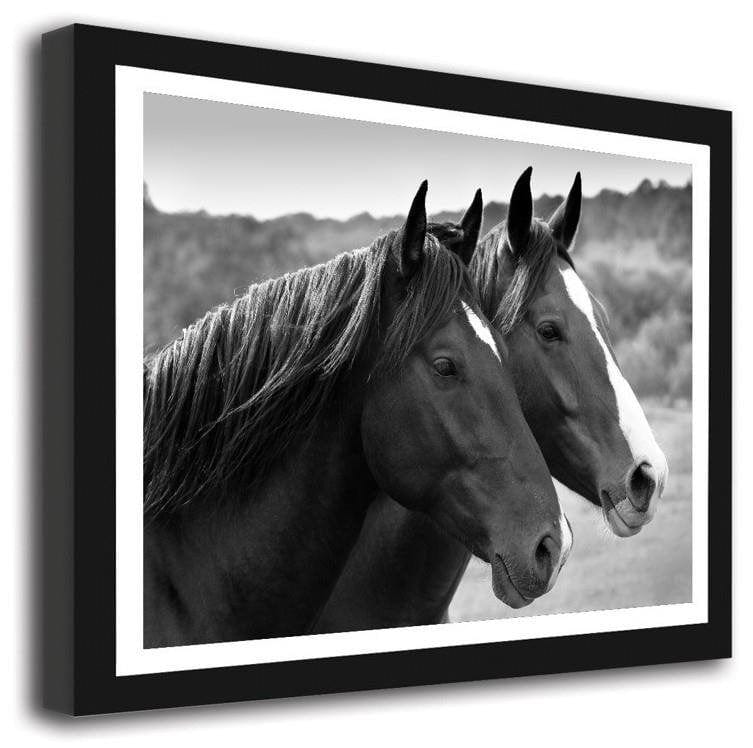 Picture in frame ZERO, Horses 2  Home Trends