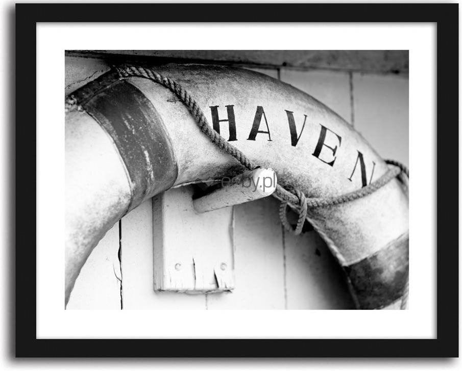 Picture in frame ZERO, Lifebelt 2 black and white  Home Trends
