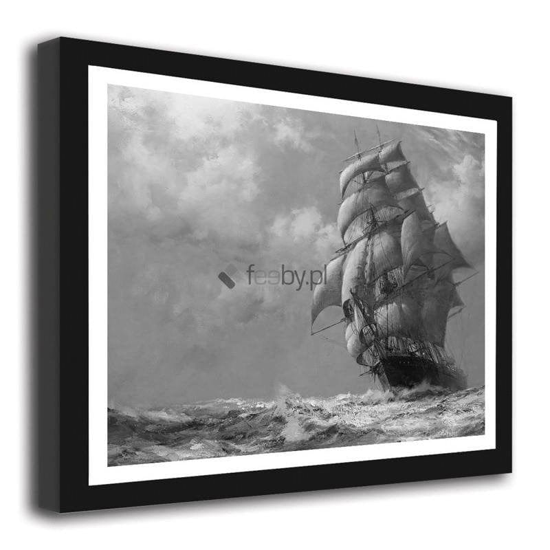 Picture in frame ZERO, Sailing ship  Home Trends