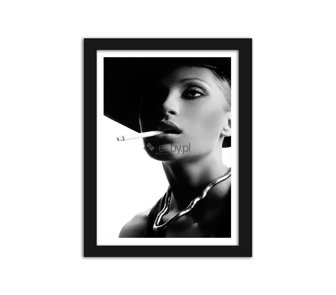 Picture in frame ZERO, The woman with the cigarette  Home Trends