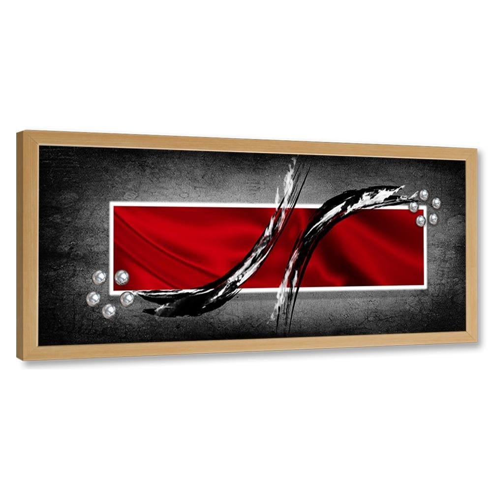 Picture in natural frame PANORAMA, Abstraction Rectangle  Home Trends