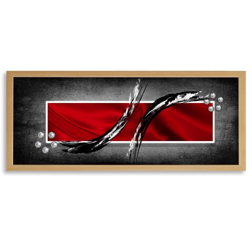 Picture in natural frame PANORAMA, Abstraction Rectangle  Home Trends