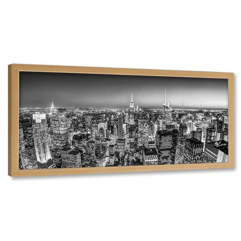 Picture in natural frame PANORAMA, New York City  Home Trends