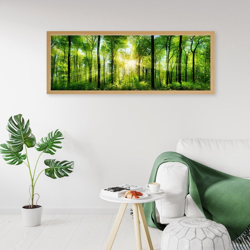 Picture in natural frame PANORAMA, Sunshine  Home Trends