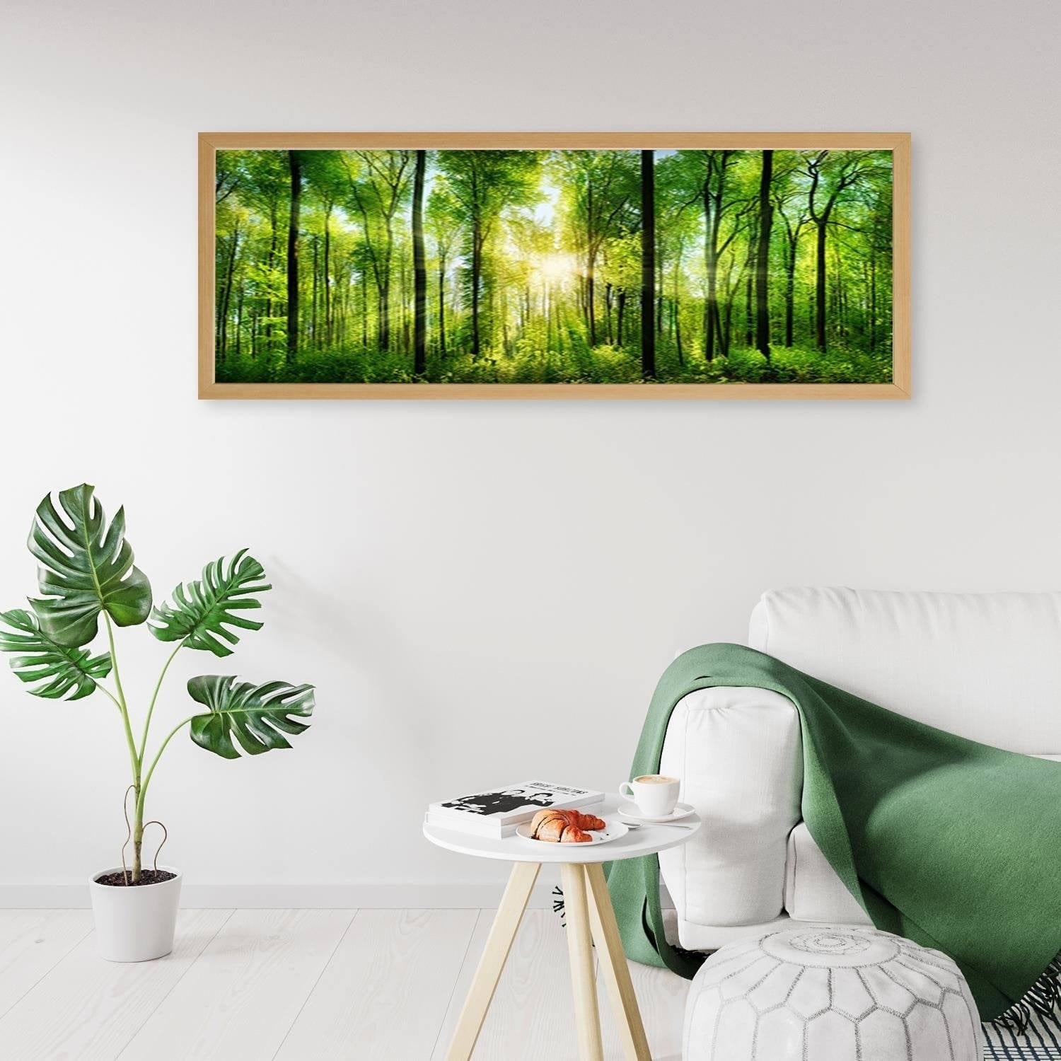 Picture in natural frame PANORAMA, Sunshine  Home Trends