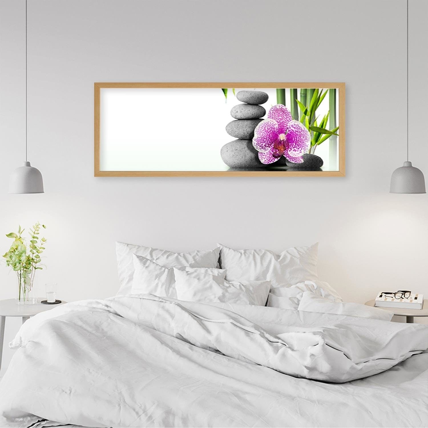 Picture in natural frame PANORAMA, Zen Composition 2  Home Trends